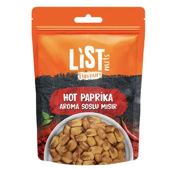 List Flavours Hot Paprika Soslu Mısır 75G