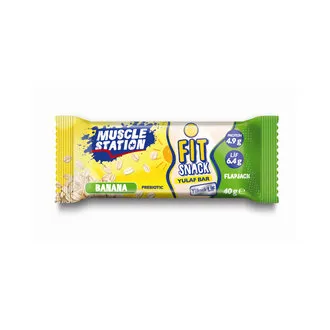 Muscle Station Muz Aromalı Yulaflı Bar 40 G