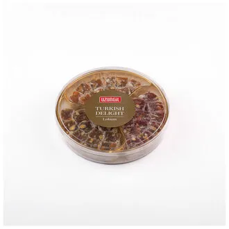 Uzungil Duble Antep Fıstıklı Çifte Kavrulmuş Karışık Lokum 300G