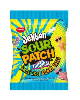Jelibon Sour Patch Kids Tropikal 160 G