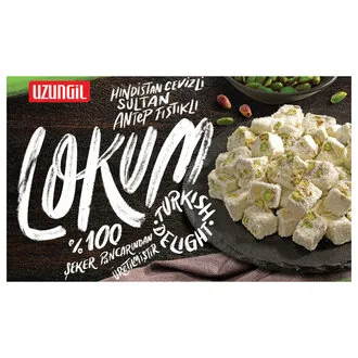 Uzungil Hindistan Cevizli Antep Fıstıklı Sultan Lokum 300G