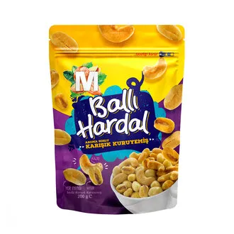 Migros Ballı Hardal Soslu Karışık Kuruyemiş 200 G