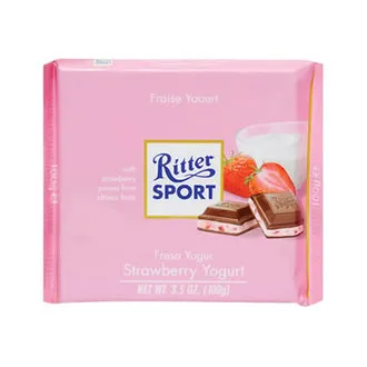 Ritter Sport Çikolata Çilekli Yoğurtlu 100 G