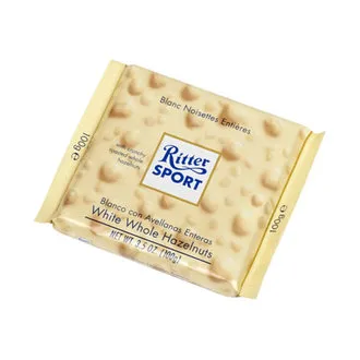 Ritter Sport Tane Fındıklı Beyaz Çikolata 100 G