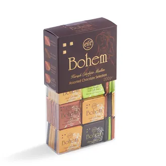 Elit Bohem Kapaklı Asetat Kutu 200 Gr