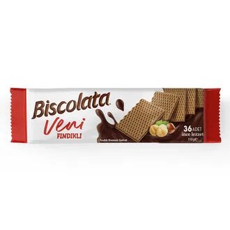 Biscolata Veni Fındıklı Gofret 110 G