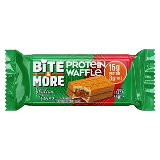 Bite & More Tiramisu Krem Dolgulu Protein Waffle 55 G