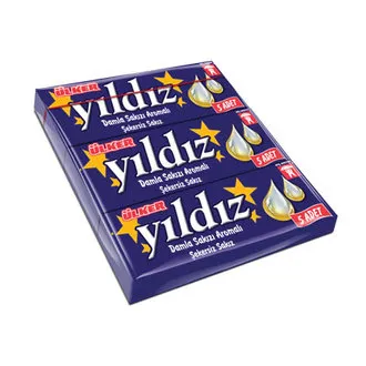 Ülker Yıldız Damla Sakızlı Şekersiz 3'lü Sakız 21 G