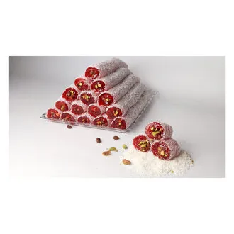 Nar Aromalı Antep Fıstıklı Sarma Lokum Kg