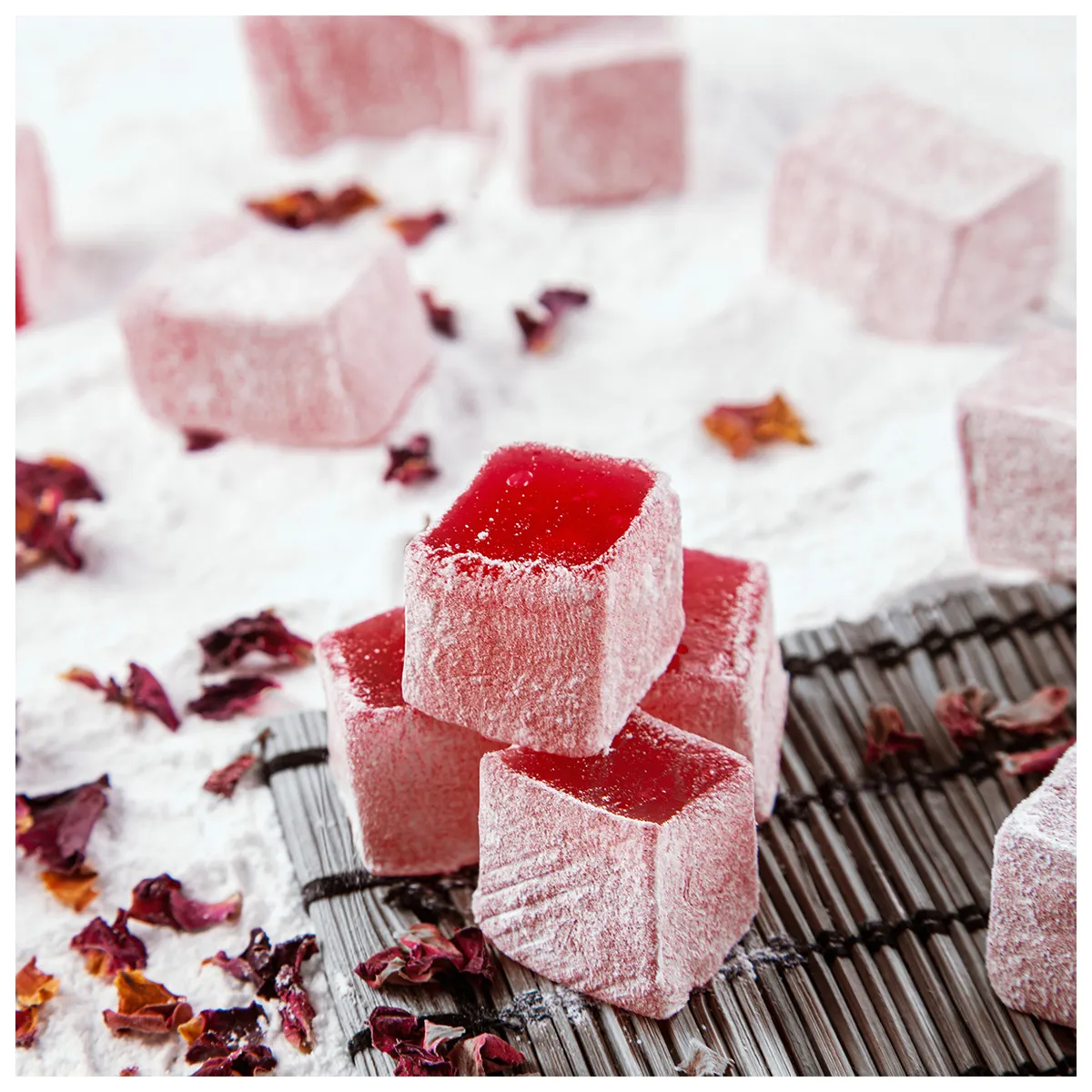 Gül Aromalı Dökme Lokum Kg