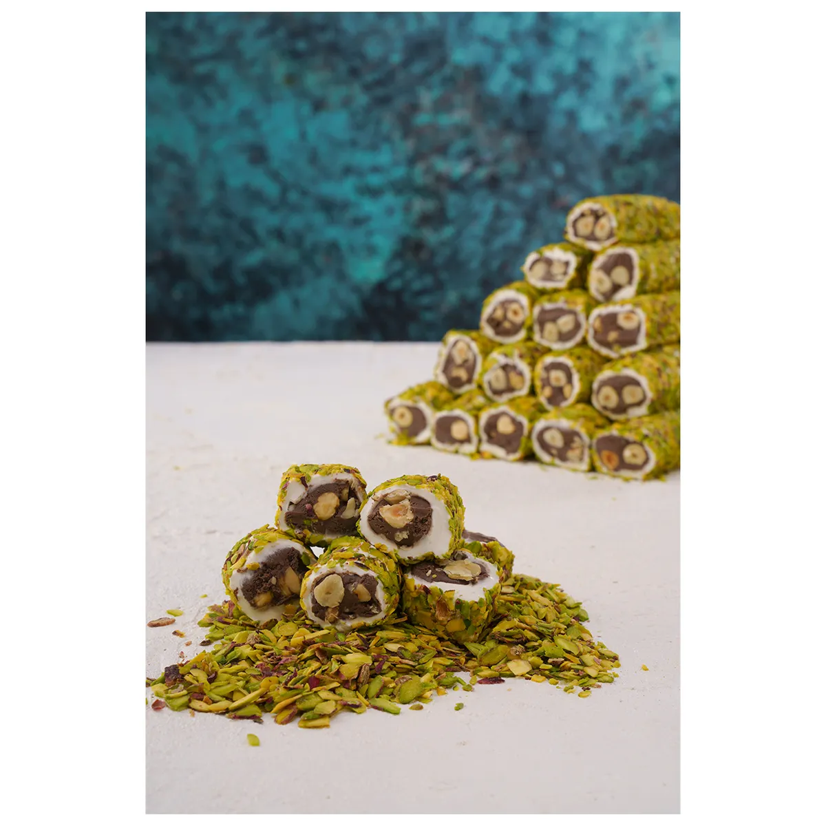 Hürrem Sultan File Antep Fıstıklı Fındıklı Dolma Lokum