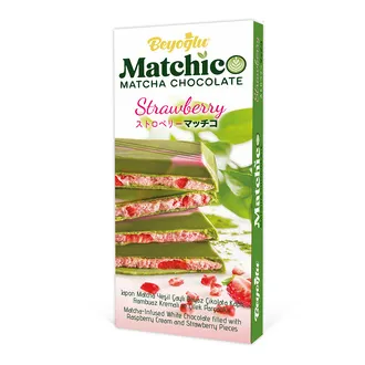 Beyoğlu Matchiko Matcha Strawberry Çikolata 95 G