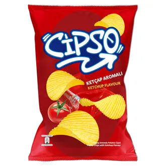 Cipso Tırtıklı Ketçap Aromalı Patates Cipsi 125 G