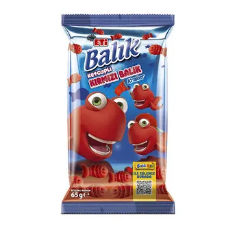 Eti Ketçaplı Kırmızı Balık Kraker 65 G