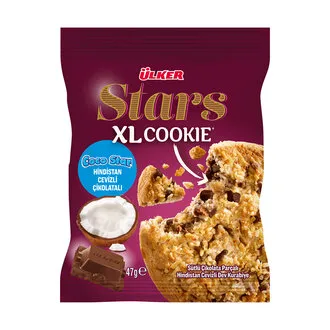 Ülker Stars Cookie Cocostar Hindistan Cevizli Çikolata 47 G
