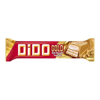 Ülker Dido Gold Süt Reçeli Tadında Çikolatalı Gofret 36 G