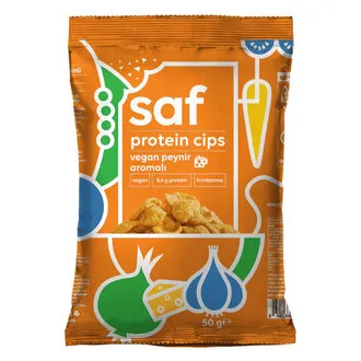 Saf Vegan Peynir Aromalı Protein Cips 50 G