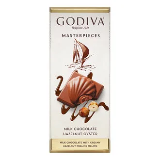 Godiva Masterpieces Fındıklı Sütlü Çikolata Tablet 83 G