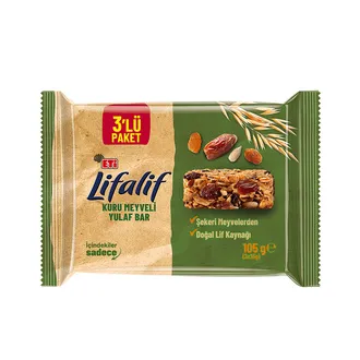 Eti Lifalif Kuru Meyveli Bar 3'lü 105 G