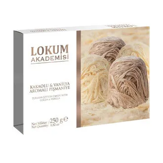 Lokum Akademisi Kakaolu Vanilya Aromalı Pişmaniye 250 G