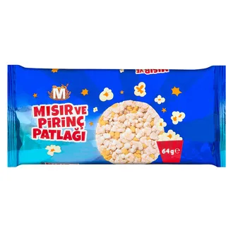 Migros Mısır ve Pirinç Patlağı 64 G