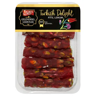 Açıkel Nar Aromalı Antep Fıstıkl Fitil Lokum 300 G