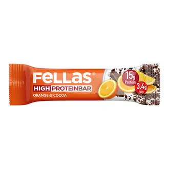 Fellas Yüksek Protein Bar - Portakal 45 G