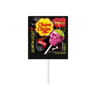 Chupa Chups Skull Çilek & Limon Aromalı Lolipop 15 G