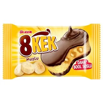 Ülker Dankek 8 Kek Muz Çikolata 55 G