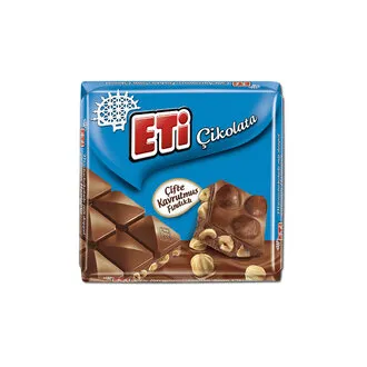 Eti Fındıklı Kare Çikolata 60 g