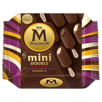 Magnum Mini Double Çikolata Böğürtlen Karadut Karamel 345 Ml