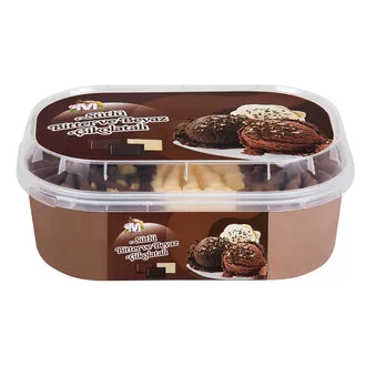 Migros Sütlü Bitter Beyaz Çikolata 900Ml