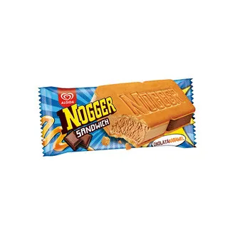 Algida Nogger Sandwich Çikolata Karamel 145 ml