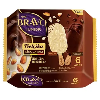 Golf Bravo Junior Chocolate Extreme Beyaz 6'lı Paket 360 Ml
