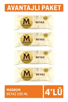 Magnum Beyaz Büyü 100 Ml x 4