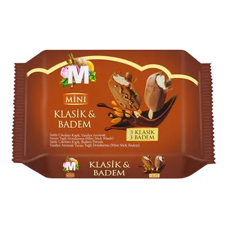 Migros Stick Klasik & Badem 6'lı 360 Ml