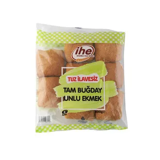 İhe Tuz İlave Edilmemiş Tam Buğday Unlu Ekmek 400 G