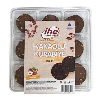 İhe Kakaolu Fındıklı Kurabiye 215 G
