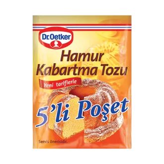 Dr.Oetker Hamur Kabartma Tozu 5'li Paket 50 G