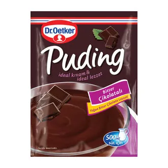 Dr.Oetker Puding Bitter Çikolatalı 111 G