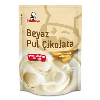 Pakmaya Beyaz Pul Çikolata 100 G