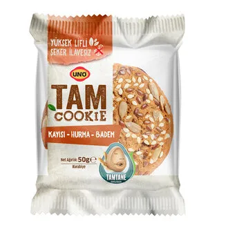 Uno Tam Cookıe Kayısı Hurma Badem 50 G