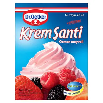 Dr.Oetker Orman Meyveli Krem Şanti 72 G