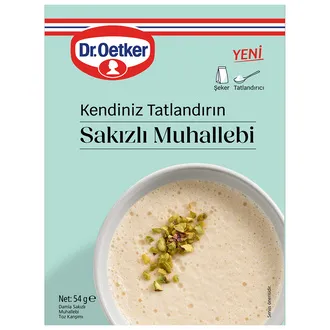 Dr.Oetker Kendiniz Tatlandırın Sakızlı Muhallebi 54 G