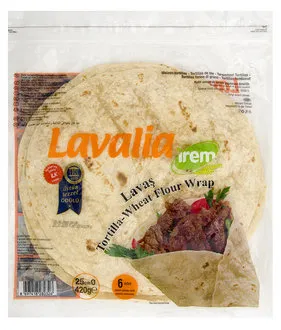 Lavalia Dürüm Ekmeği 25 Cm 6 Adet 420 G