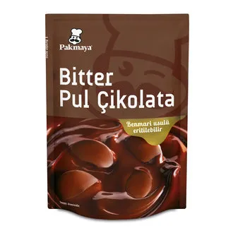 Pakmaya Bitter Pul Çikolata 100 G