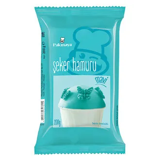 Pakmaya Şeker Hamuru Mavi 200 G