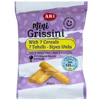 Arı Tahıllı Mini Grissini 30 G