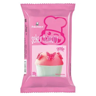 Pakmaya Şeker Hamuru Pembe 200 G