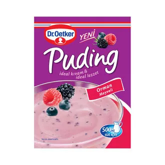 Dr.Oetker Orman Meyveli Puding Toz Karışımı 81 G
